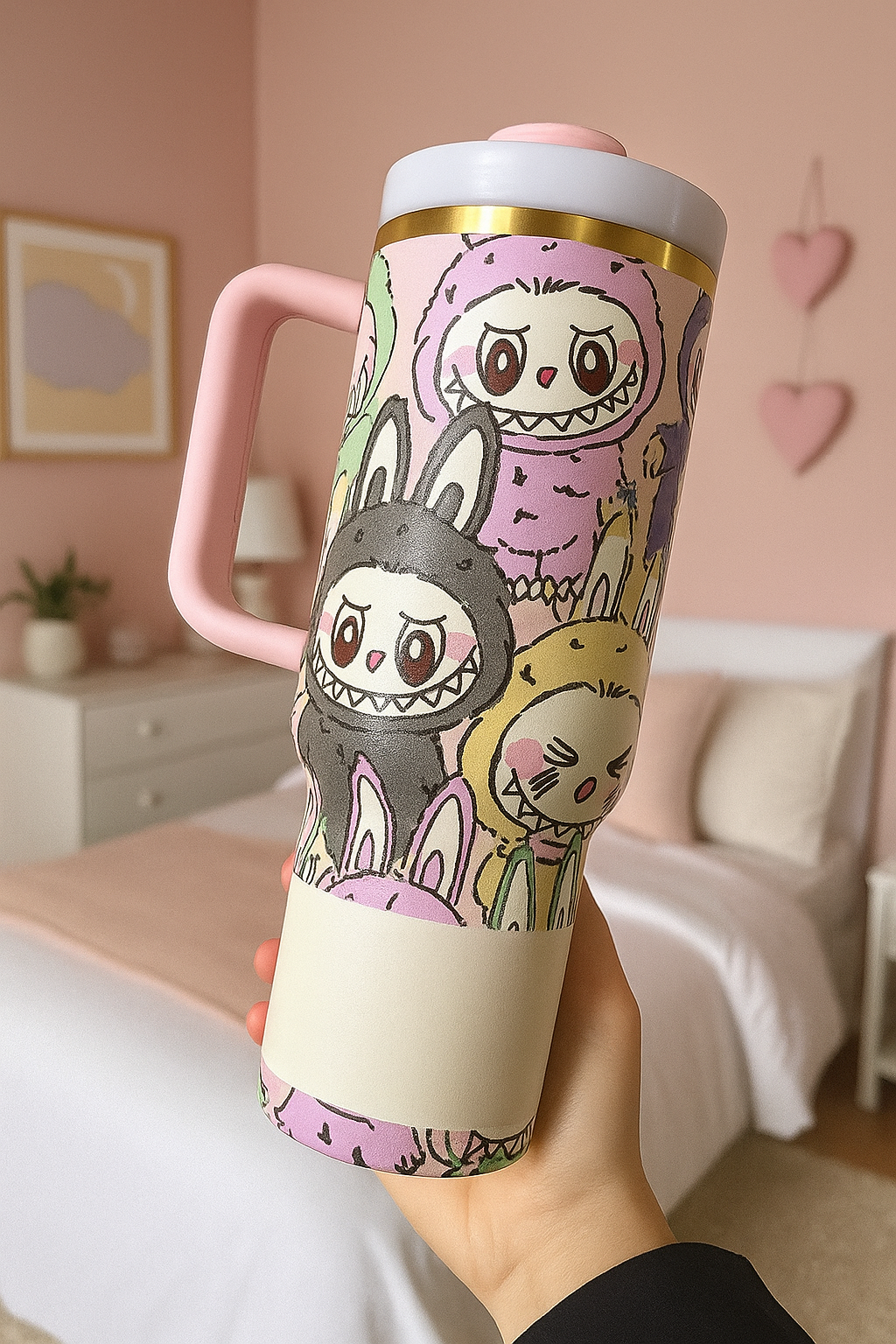 Labubu Tumbler - Children's Stainless Steel Water Bottle | Leak-Proof & Insulated
